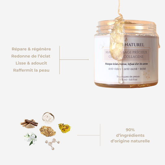 Masque Précieux à l'Or 24K — Régénération intense • 95% naturel