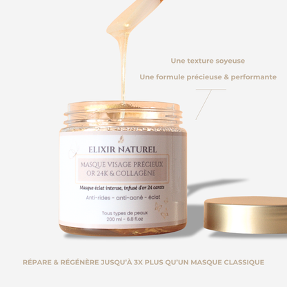 Masque Précieux à l'Or 24K — Régénération intense • 95% naturel