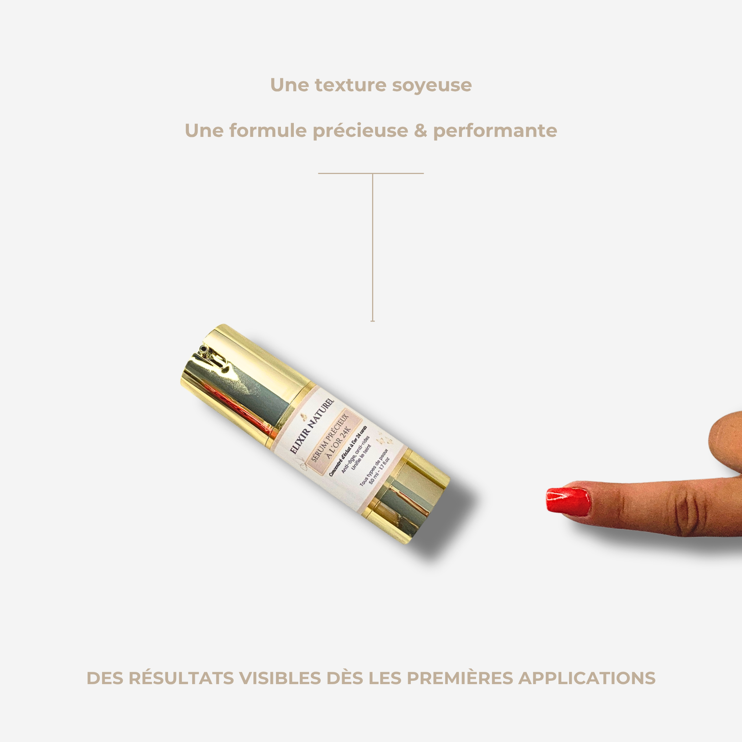 Sérum Précieux à l'Or 24K — Éclat, hydratation, pores affinés • 88% naturel