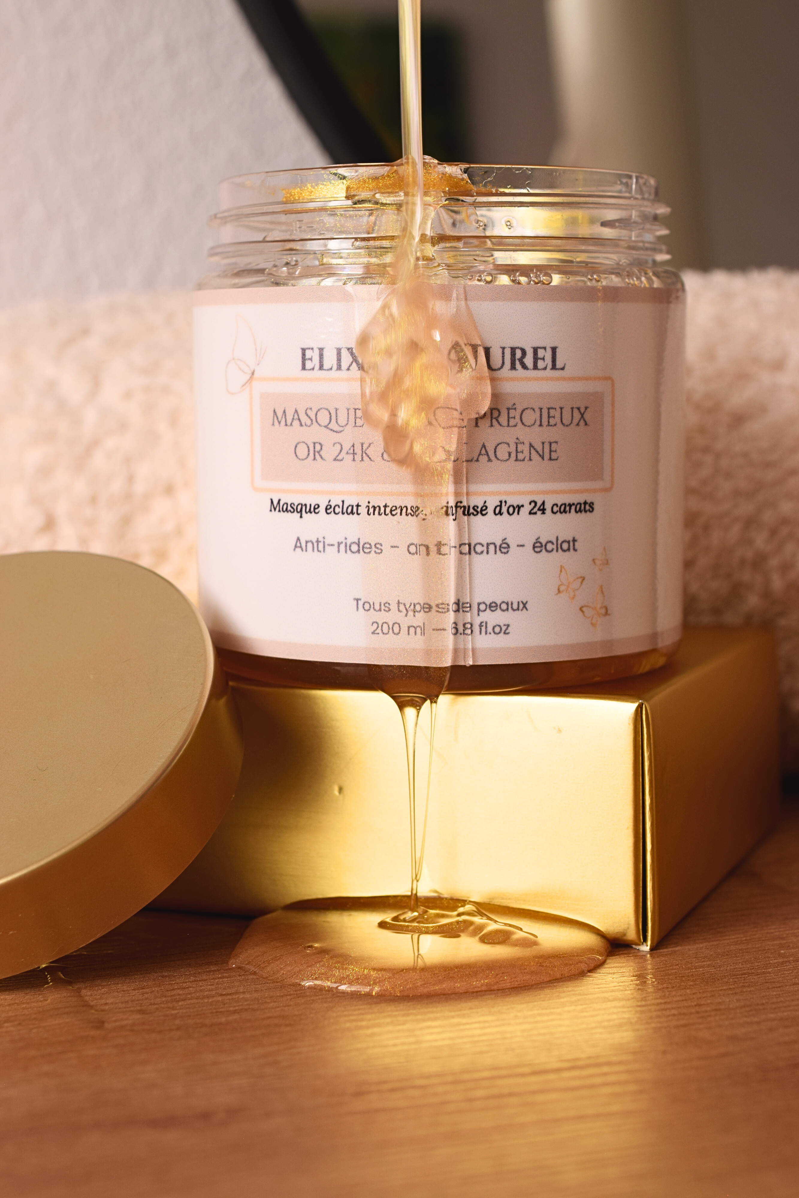 Masque Précieux à l'Or 24K — Régénération intense • 95% naturel